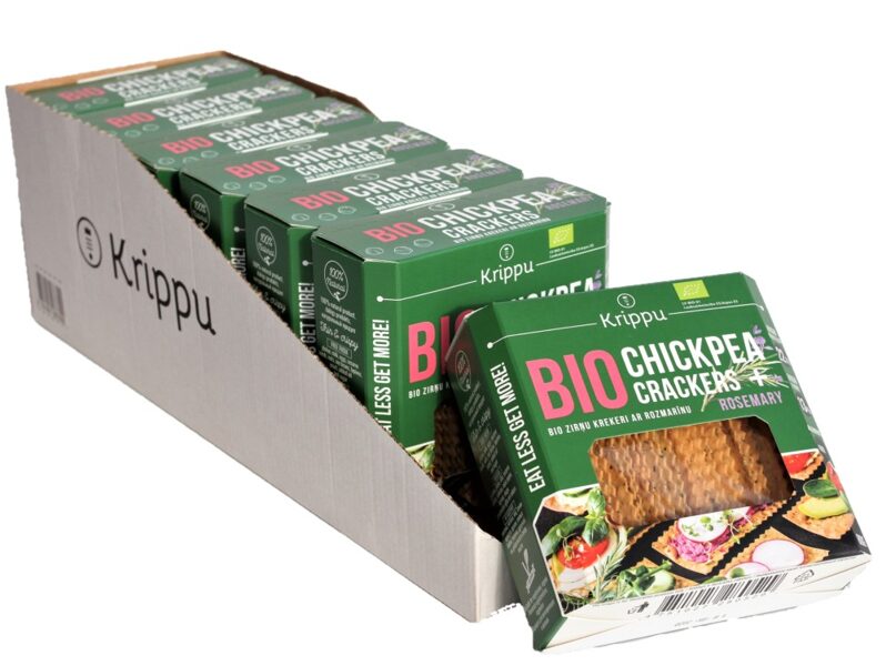 BIO Chickpea crackers with rosemary 7 x 80g  